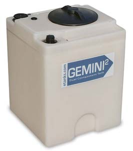 Gemini² Dual Containment Plastic Tank – SD – Natural