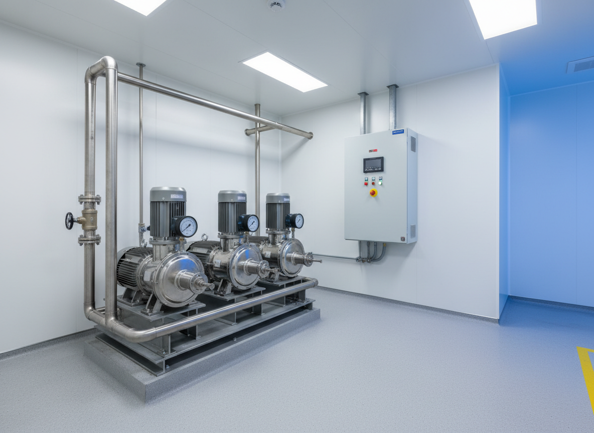 How a Booster Pump and Water System Solve Low Pressure and Flow for Industrial Users